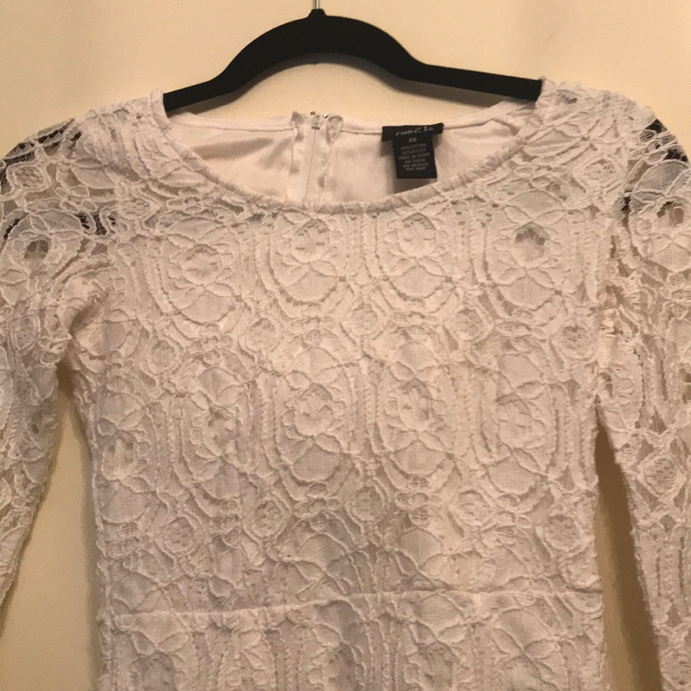 Rue 21 white lace dress